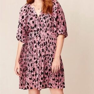Matilda Jane Good Hart GH Holiday Party Floral Pleated Dress SZ M Medium NEW